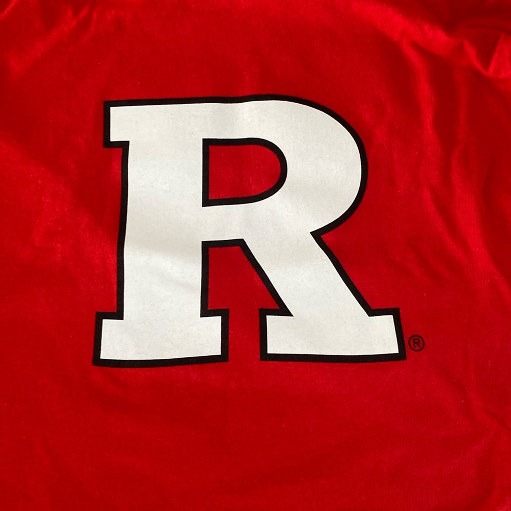 Rutgers "R" T-Shirt Adult Medium Red buy bulk all 31 for $150
